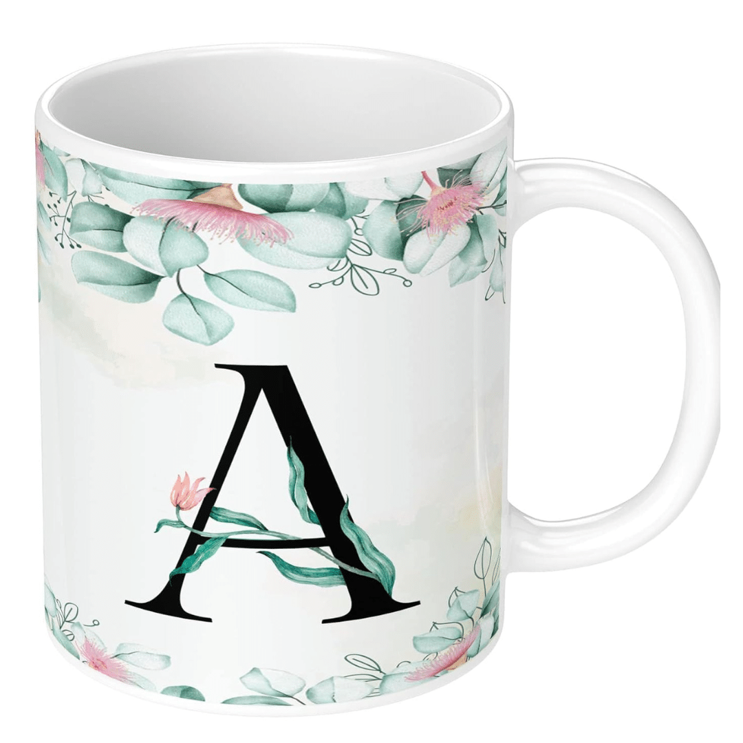     			InShreys Mug  Print Letter A Ceramic Coffee Mug 330 mL ( Pack of 1 )