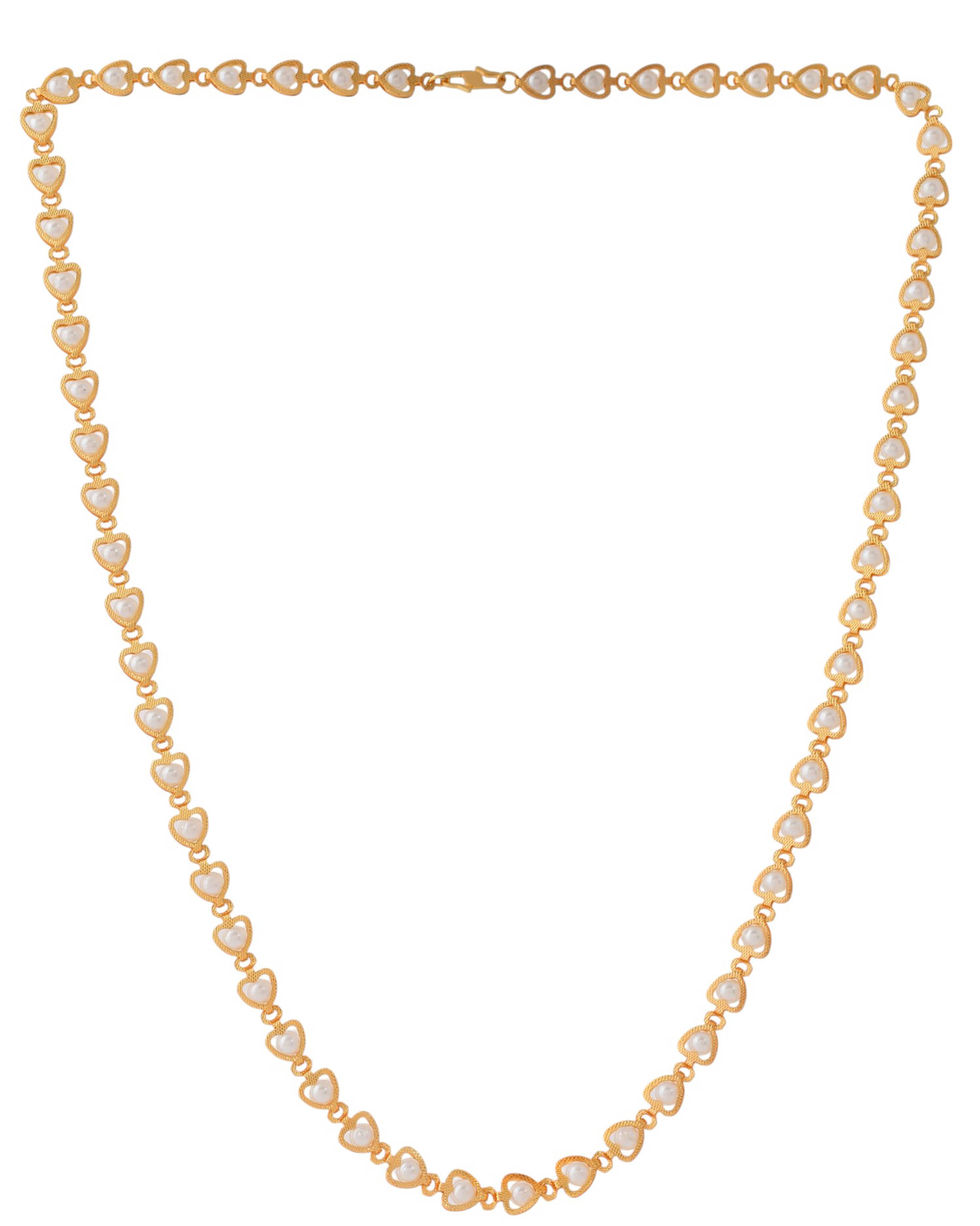     			Jewels Nest Gold Plated Chain ( Set of 1 )