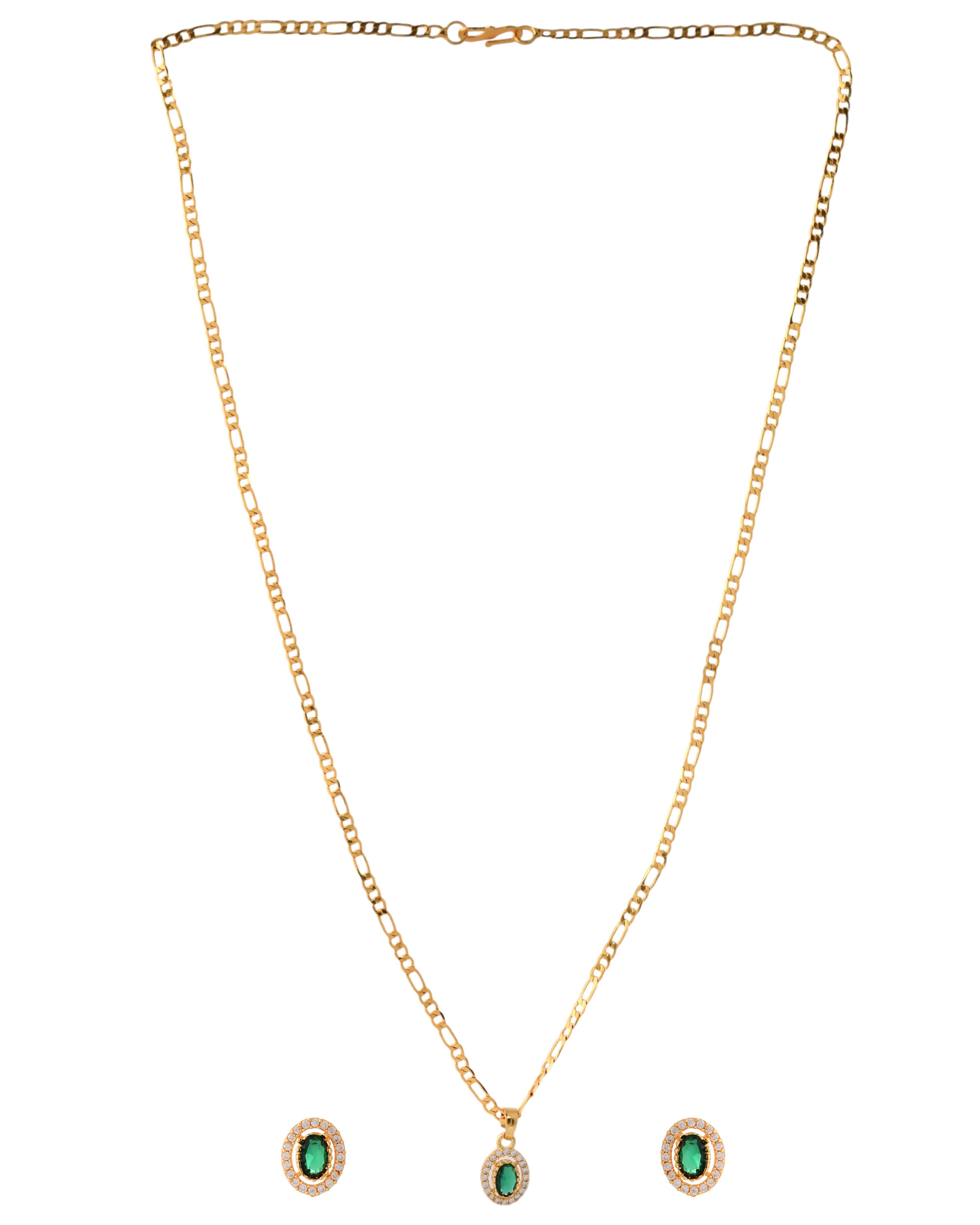     			Jewels Nest Gold Plated Chain ( Set of 1 )