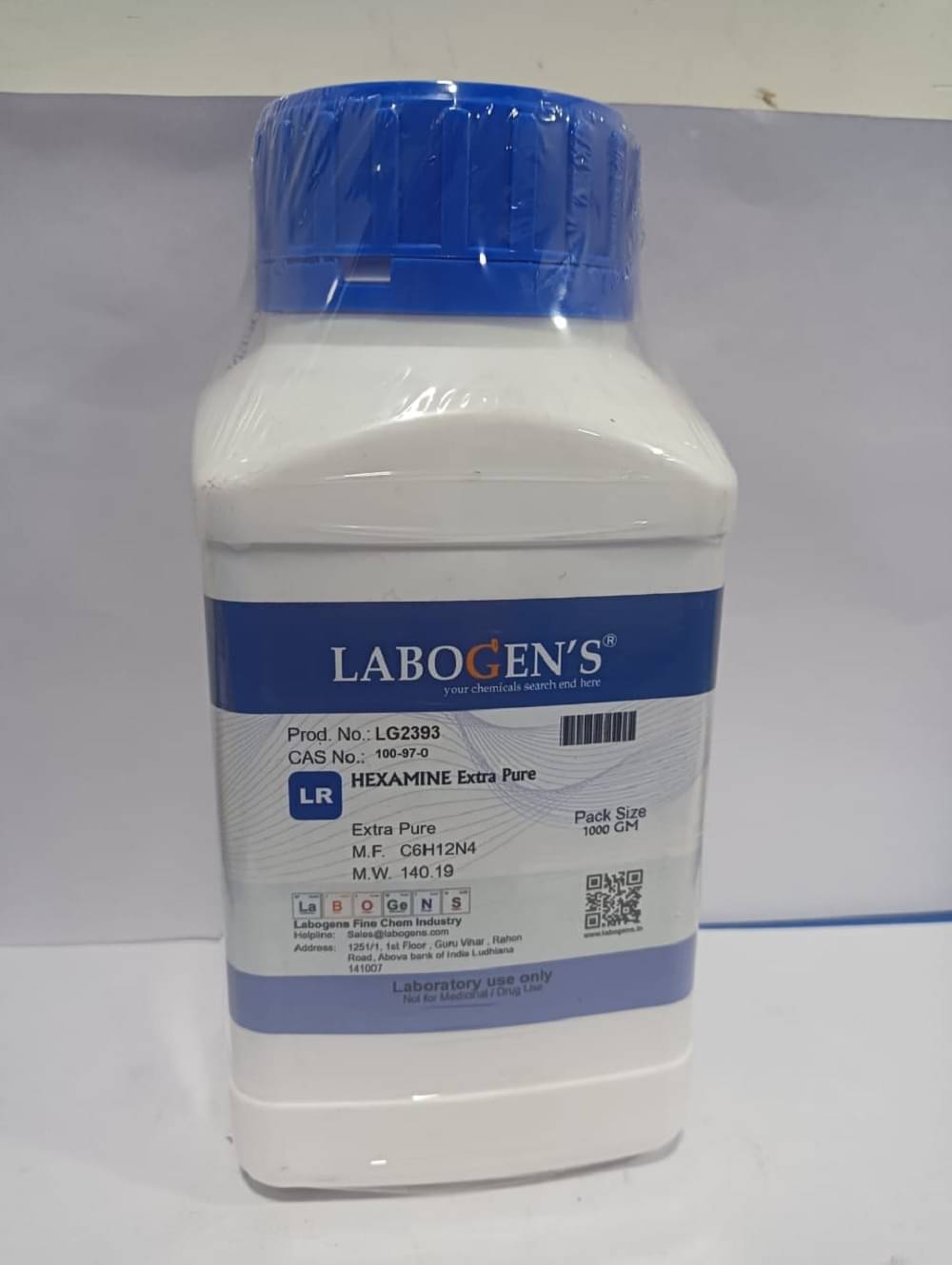     			LABOGENS HEXAMINE Extra Pure 1000GM