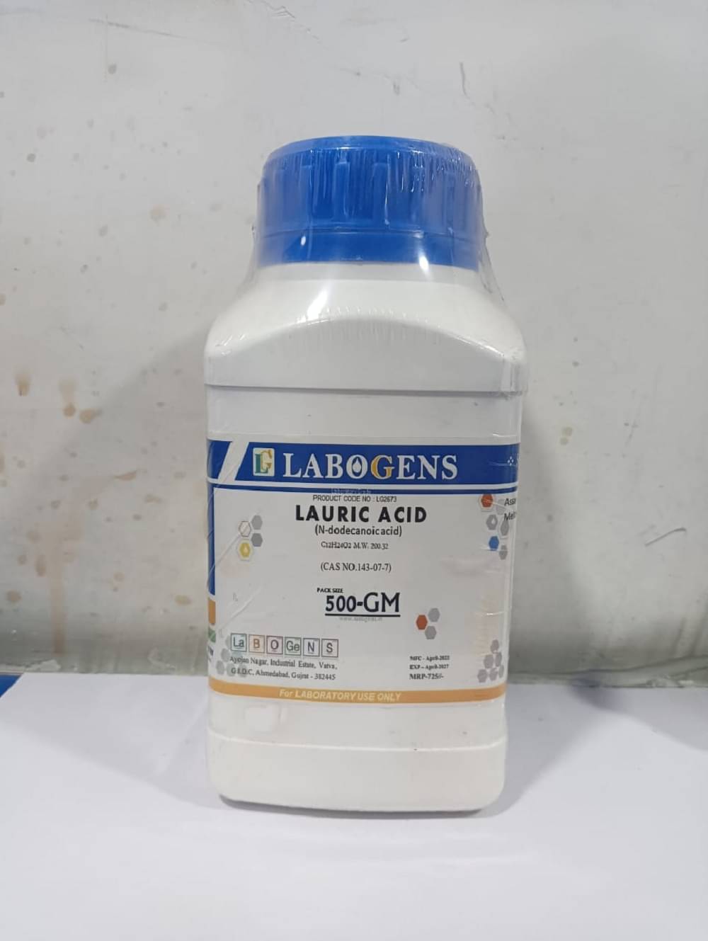     			LABOGENS LAURIC ACID Extra Pure 500GM