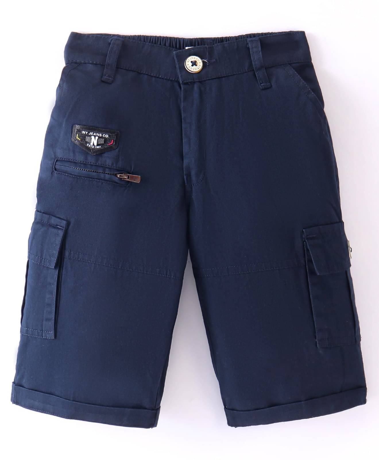     			Noddy Pack of 1 Cotton Three-Fourth For Boys ( Navy )
