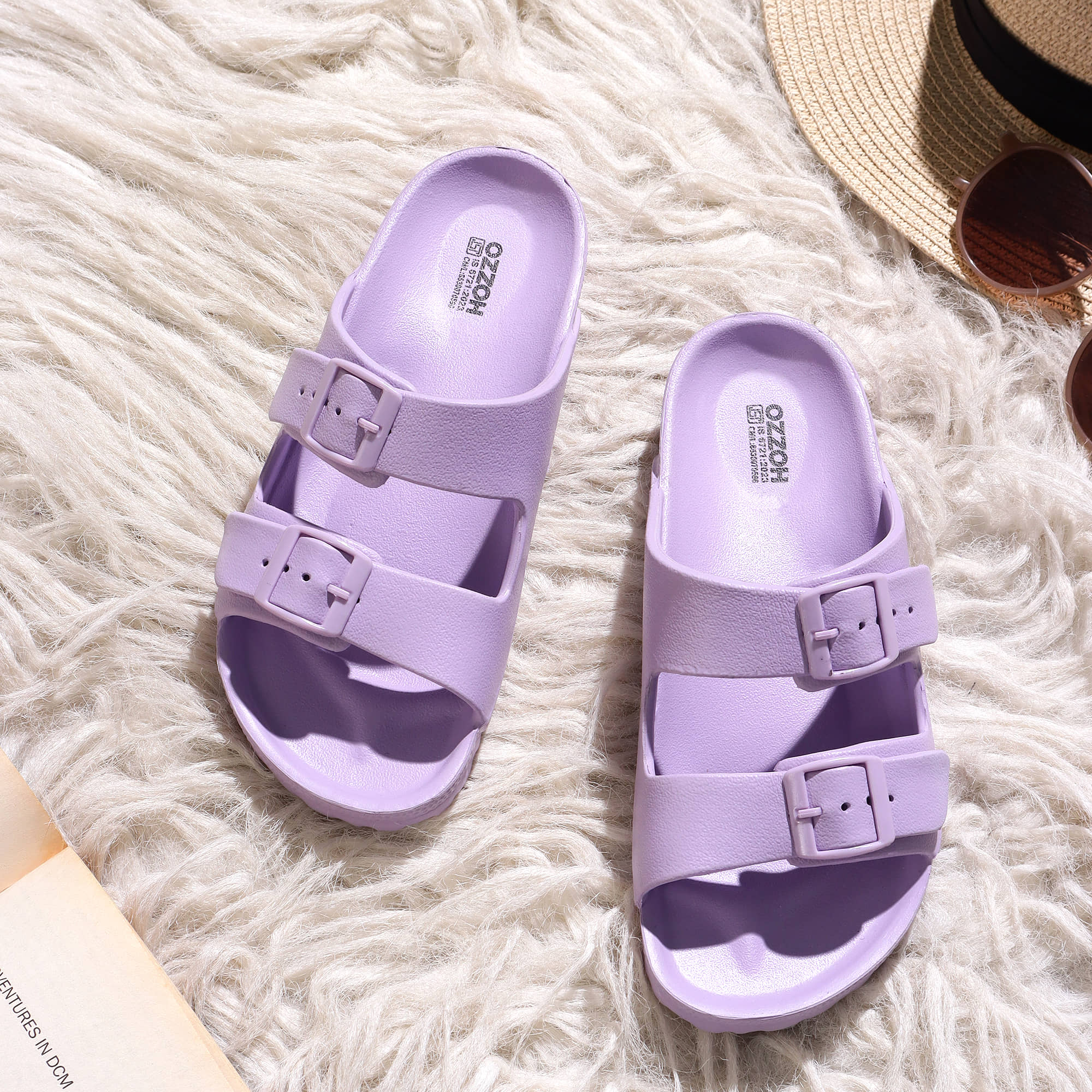 OZZOH Lavender Women's Flip Flop