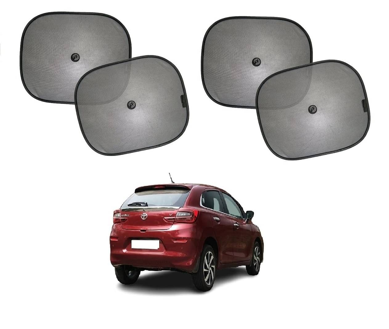 Penyan Car Window Curtain Sticky Sun Shades , Universal Fit Sunshades for Side Window, Rear Window Chipkoo, Color : Black, 4 Pieces Penyan Car Window Curtain Sticky Sun Shades , Universal Fit Sunshades for Side Window, Rear Window Chipkoo, Color : Black, 4 Pieces