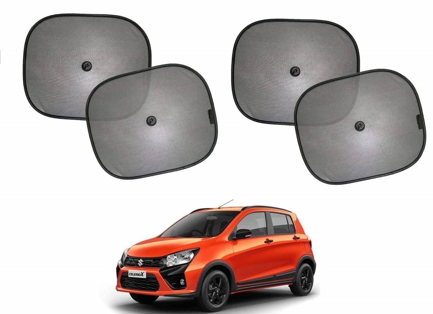 Penyan Car Window Curtain Sticky Sun Shades , Universal Fit Sunshades for Side Window, Rear Window Chipkoo, Color : Black, 4 Pieces Penyan Car Window Curtain Sticky Sun Shades , Universal Fit Sunshades for Side Window, Rear Window Chipkoo, Color : Black, 4 Pieces