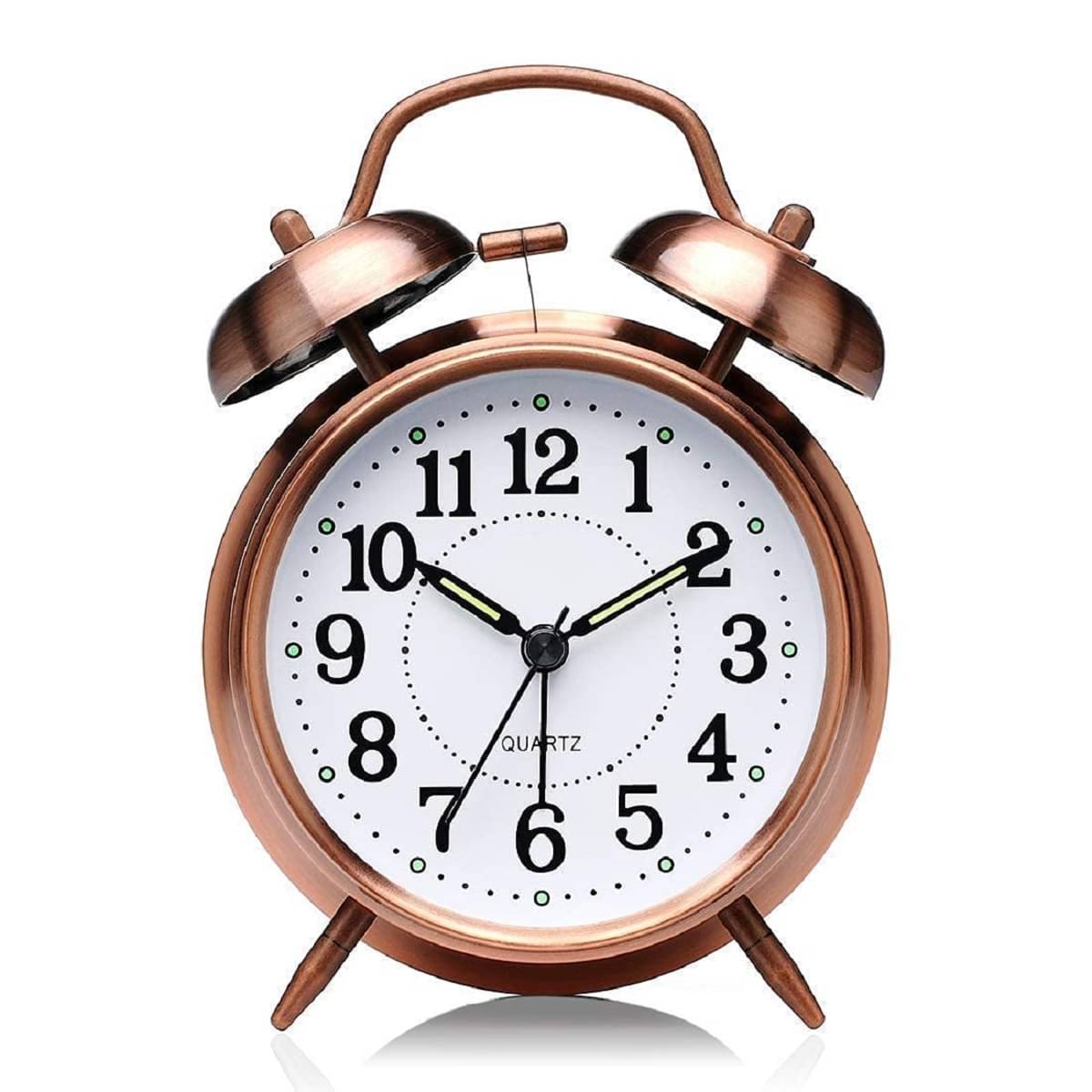RAMDEV ENTERPRISE Analog GOLD TWIN BELL Alarm Clock - Pack of 1 RAMDEV ENTERPRISE Analog GOLD TWIN BELL Alarm Clock - Pack of 1