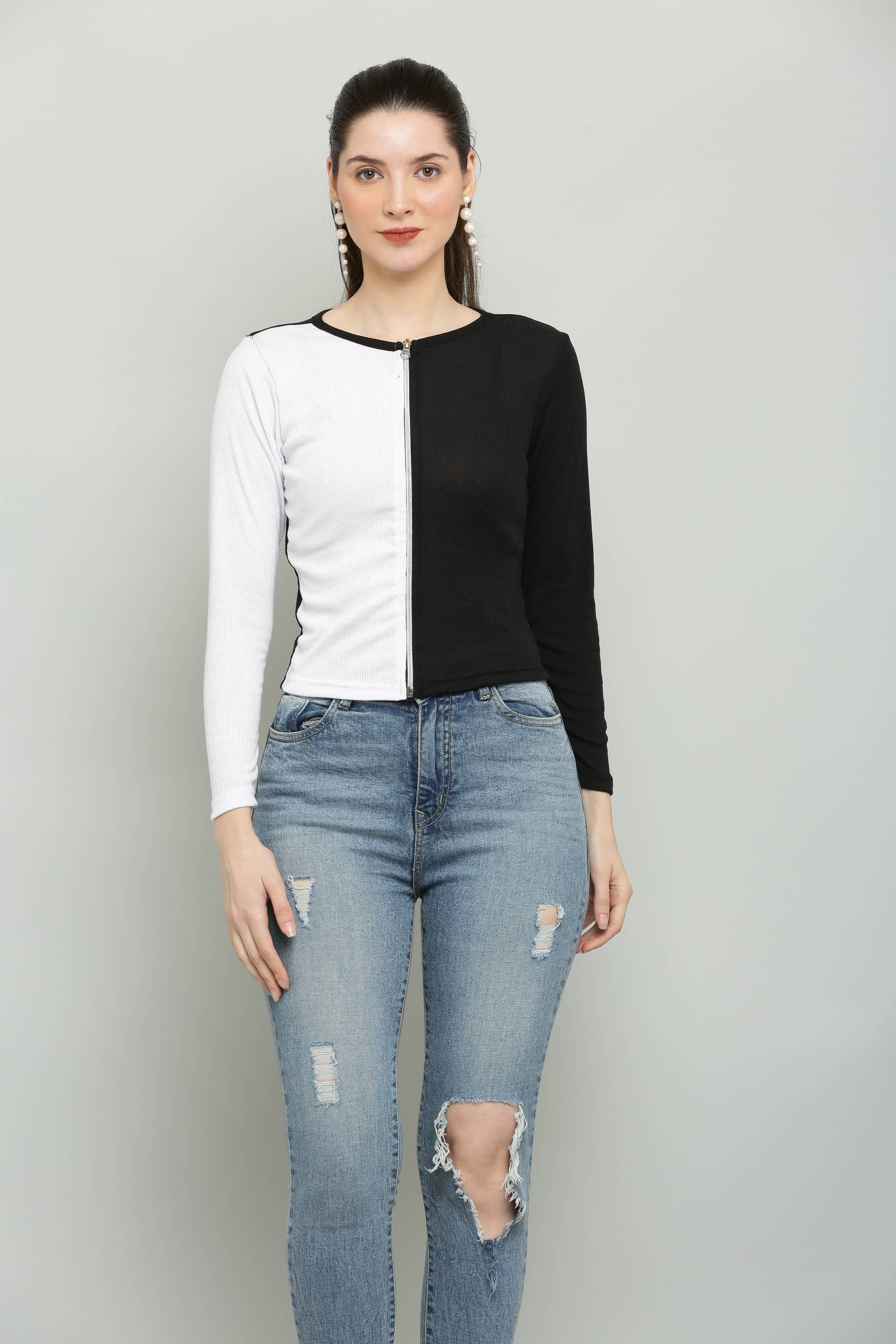 Raabta Fashion Women's Viscose Regular Top ( Multi Color )