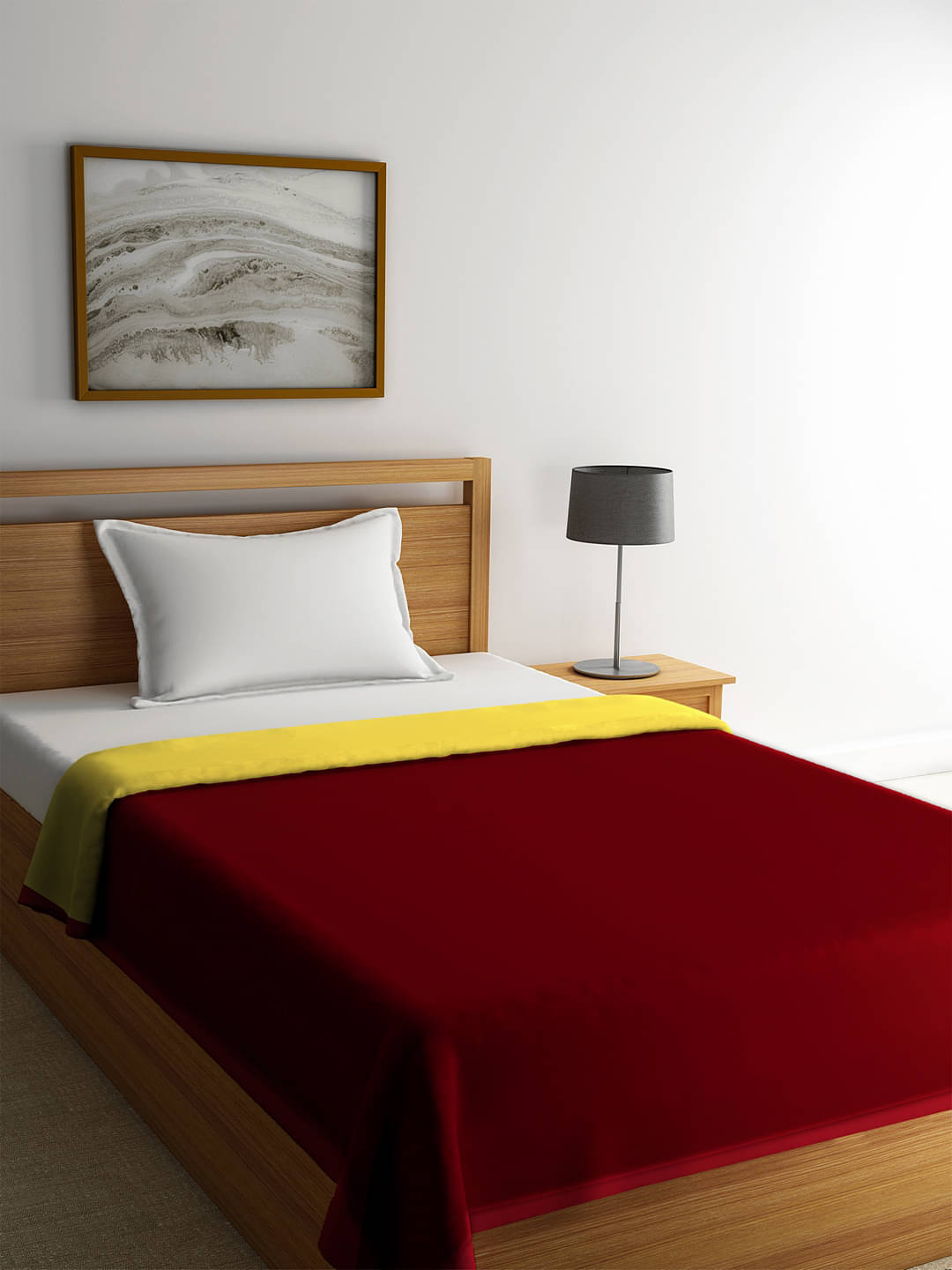     			Romee Poly Cotton Solid Single Bed Dohar - ( )