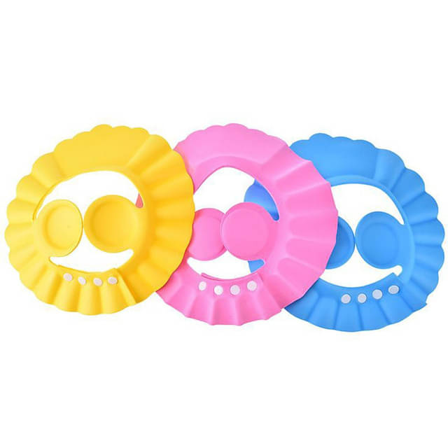     			S23 Multi-Colour Silicone Shower Cap ( 3 pcs )