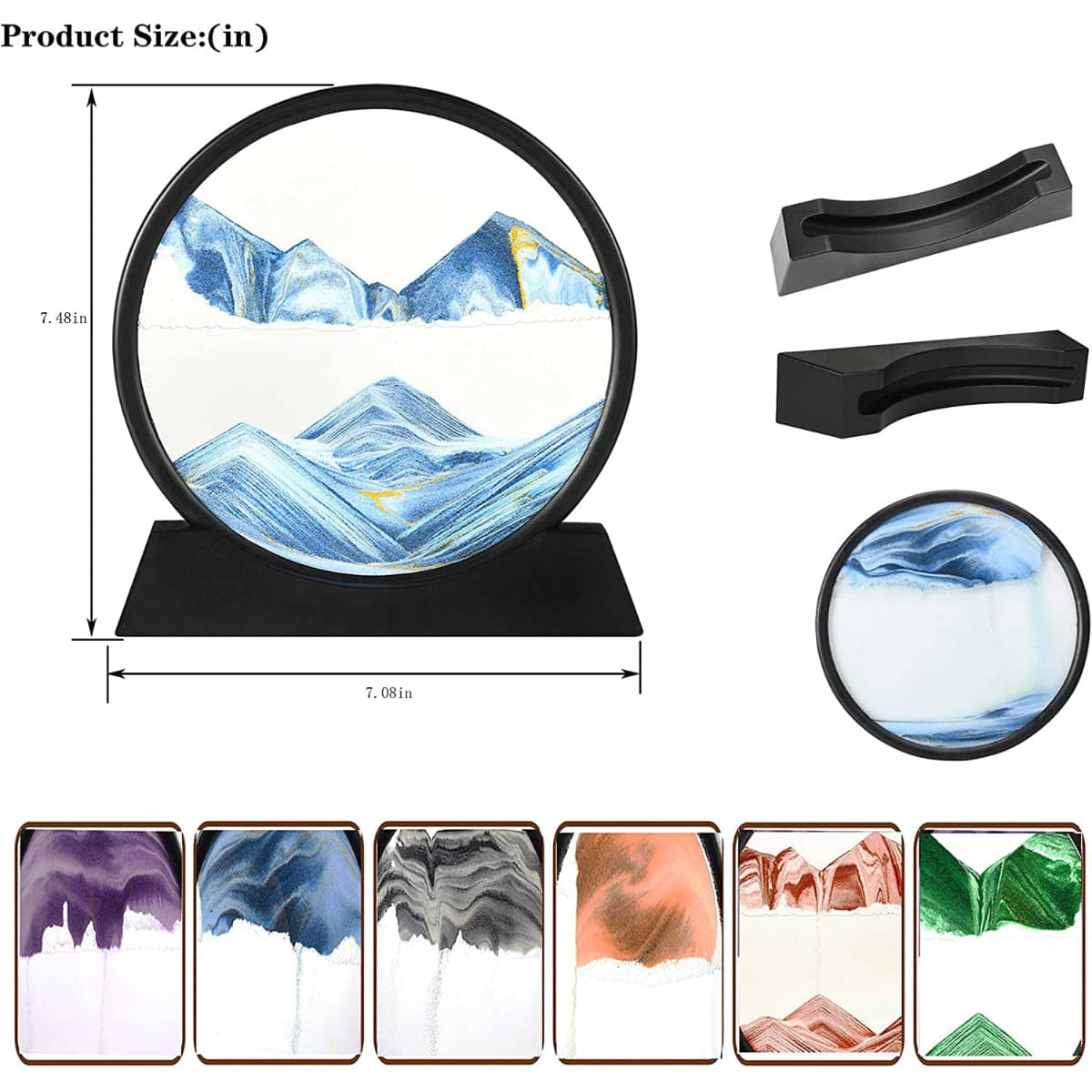 SARVASHVA TRENDS Decorative Glass 30 cm - Pack of 1 SARVASHVA TRENDS Decorative Glass 30 cm - Pack of 1