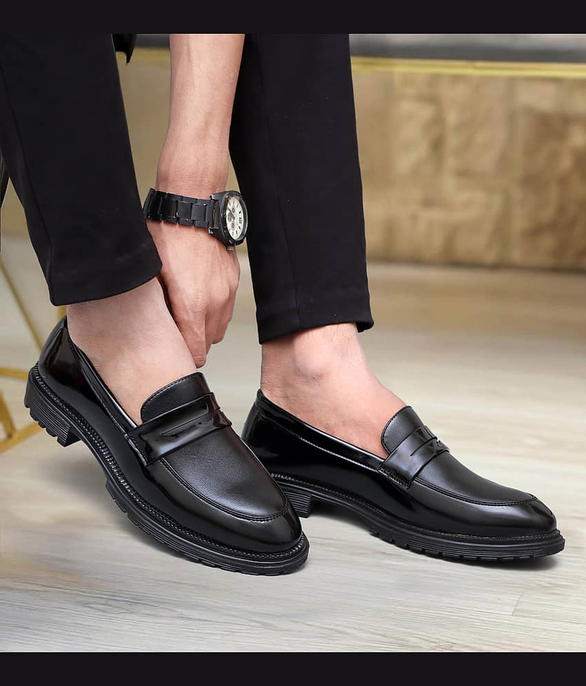 SHUAN Brown Men's Mocassin Formal Shoes - Formal Shoes | Buy online on ZillyBuy