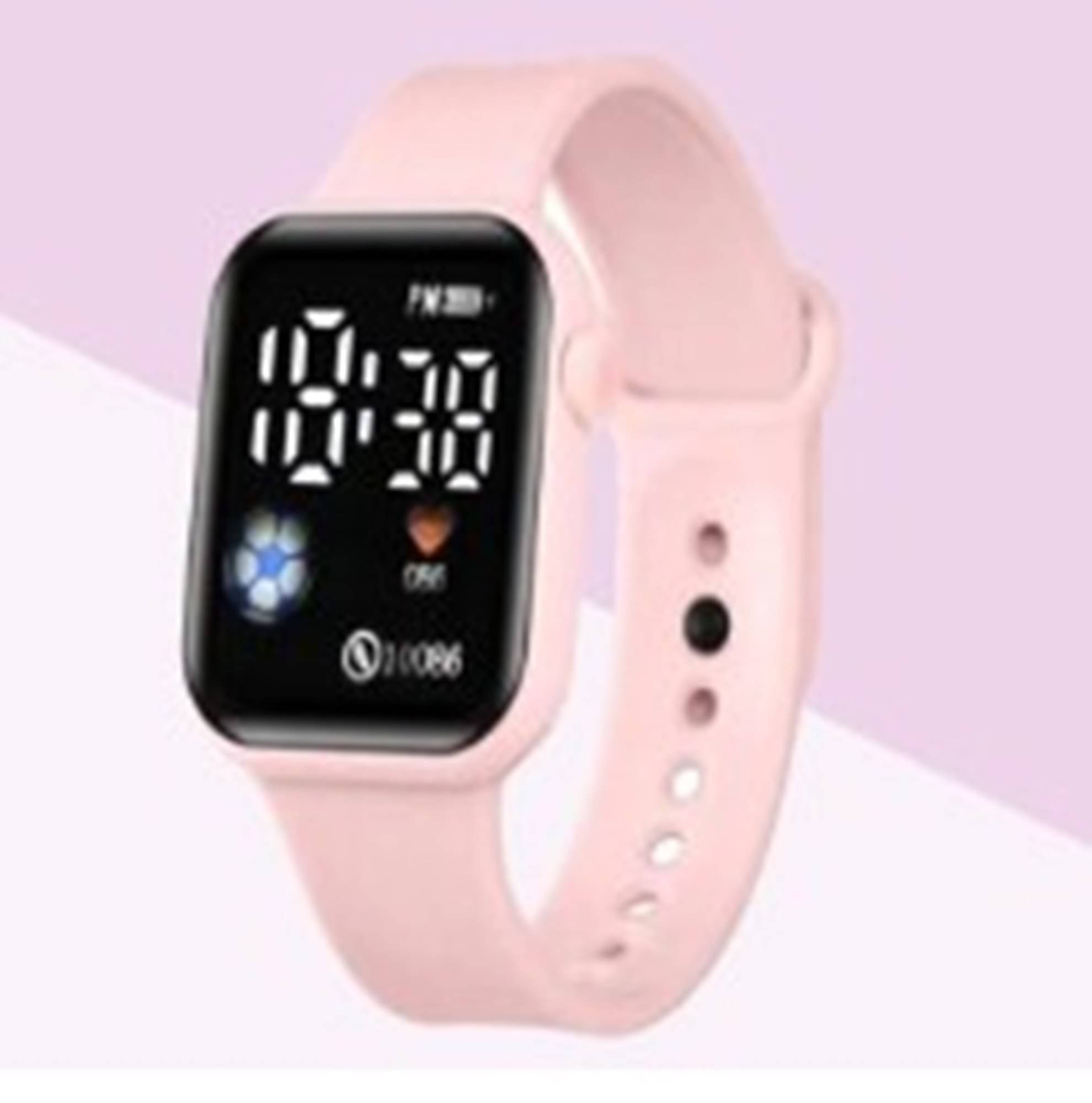     			THMT Pink Silicon Analog Men's Watch