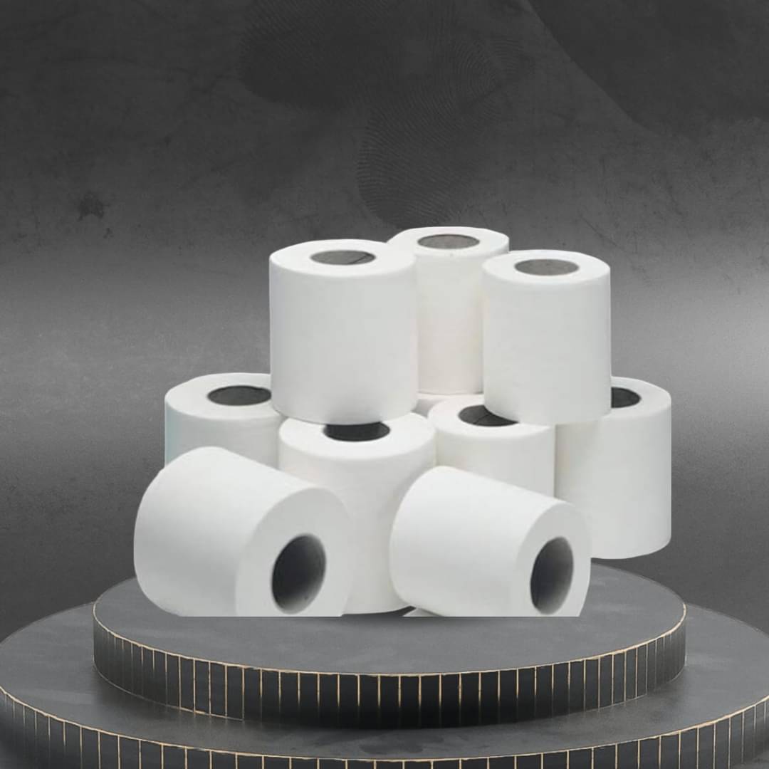     			Toilet Tissue Paper Roll ( pack of 10 ) 3ply
