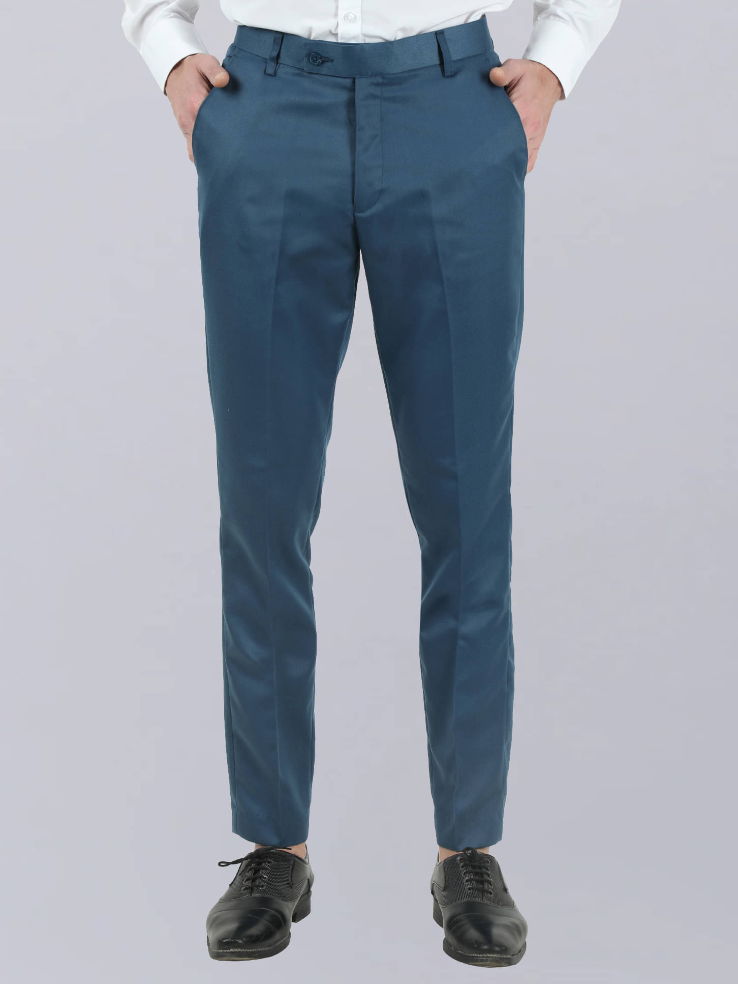     			VEI SASTRE Slim Flat Men's Formal Trouser - Blue ( Pack of 1 )