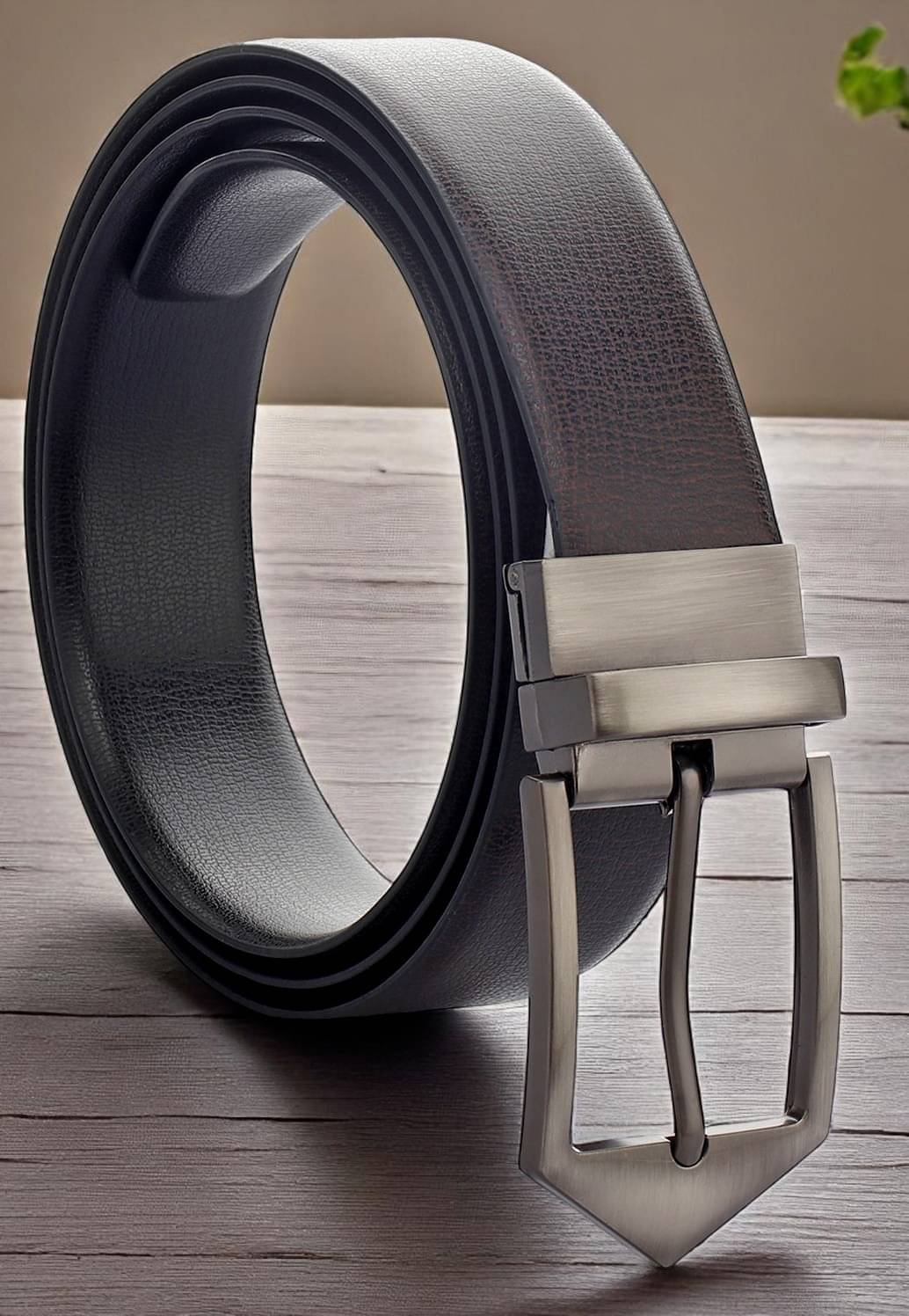 WARCKS - Brown PU Men's Reversible Belt ( Pack of 1 ) WARCKS - Brown PU Men's Reversible Belt ( Pack of 1 )