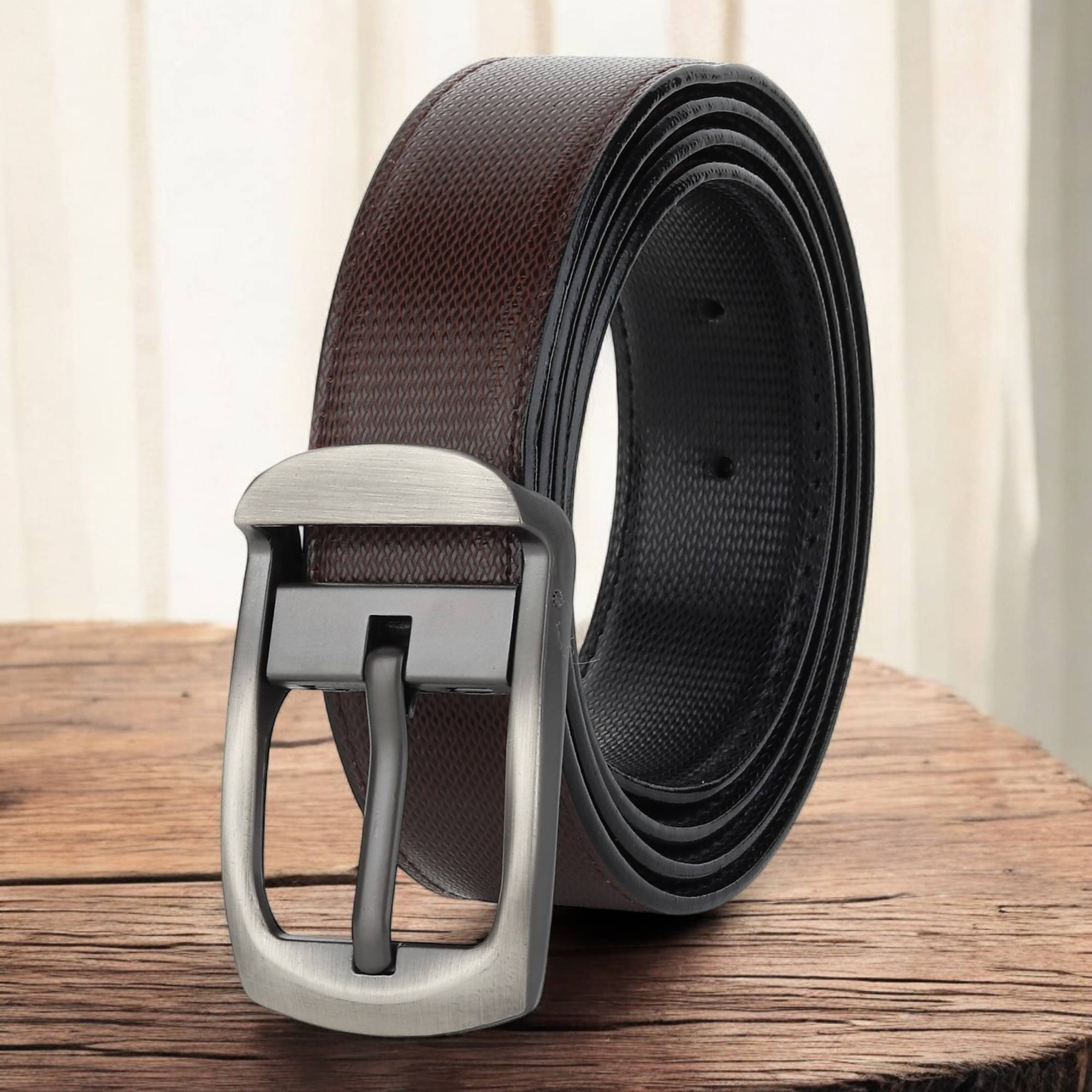 WARCKS - Brown PU Men's Reversible Belt ( Pack of 1 )     			WARCKS - Brown PU Men's Reversible Belt ( Pack of 1 )