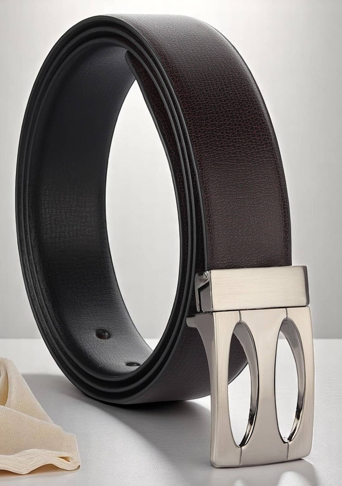 WARCKS - Brown PU Men's Reversible Belt ( Pack of 1 )