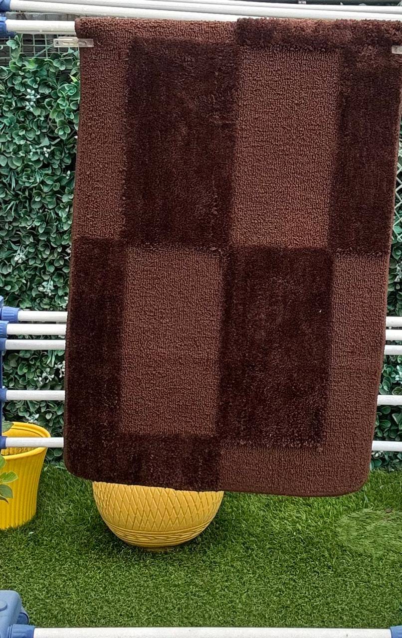 WINNER Set of 1 Anti-skid Polypropylene Door Mat ( 80 X 50 cm ) Brown WINNER Set of 1 Anti-skid Polypropylene Door Mat ( 80 X 50 cm ) Brown