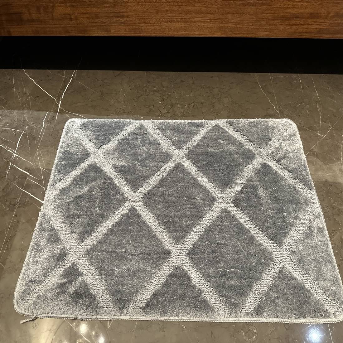     			WINNER Set of 1 Anti-skid Polypropylene Door Mat ( 80 X 50 cm ) Gray