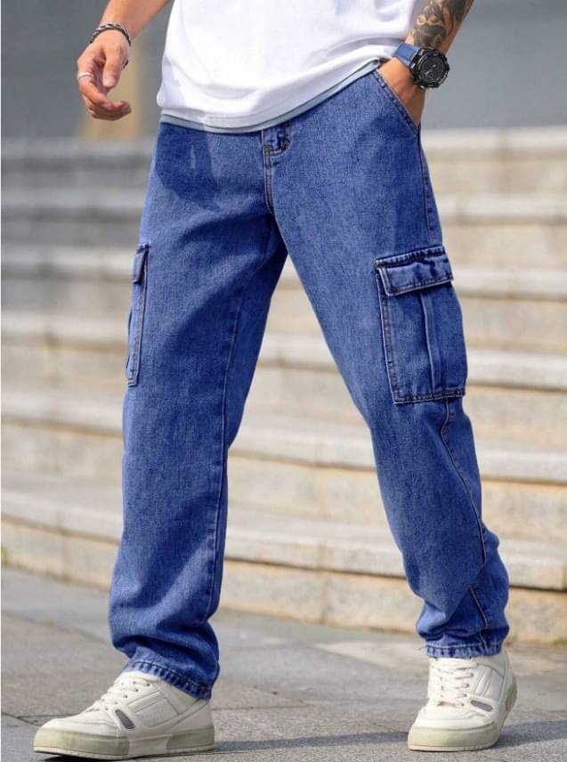 WOOMNY Washed Men's Jeans - Blue ( Pack of 1 ) WOOMNY Washed Men's Jeans - Blue ( Pack of 1 )