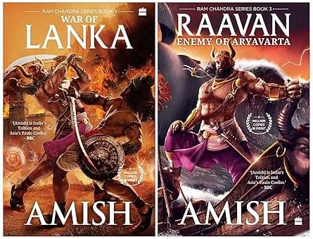 War of Lanka (Ram Chandra Series Book 4) & Raavan : Enemy of Aryavarta (Ram Chandra Series Book 3)     			War of Lanka (Ram Chandra Series Book 4) & Raavan : Enemy of Aryavarta (Ram Chandra Series Book 3)