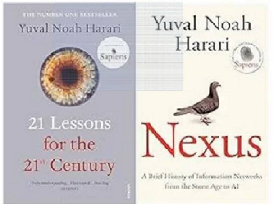     			21 Lessons For The 21st Century &  Nexus By Yuval Noah Harari