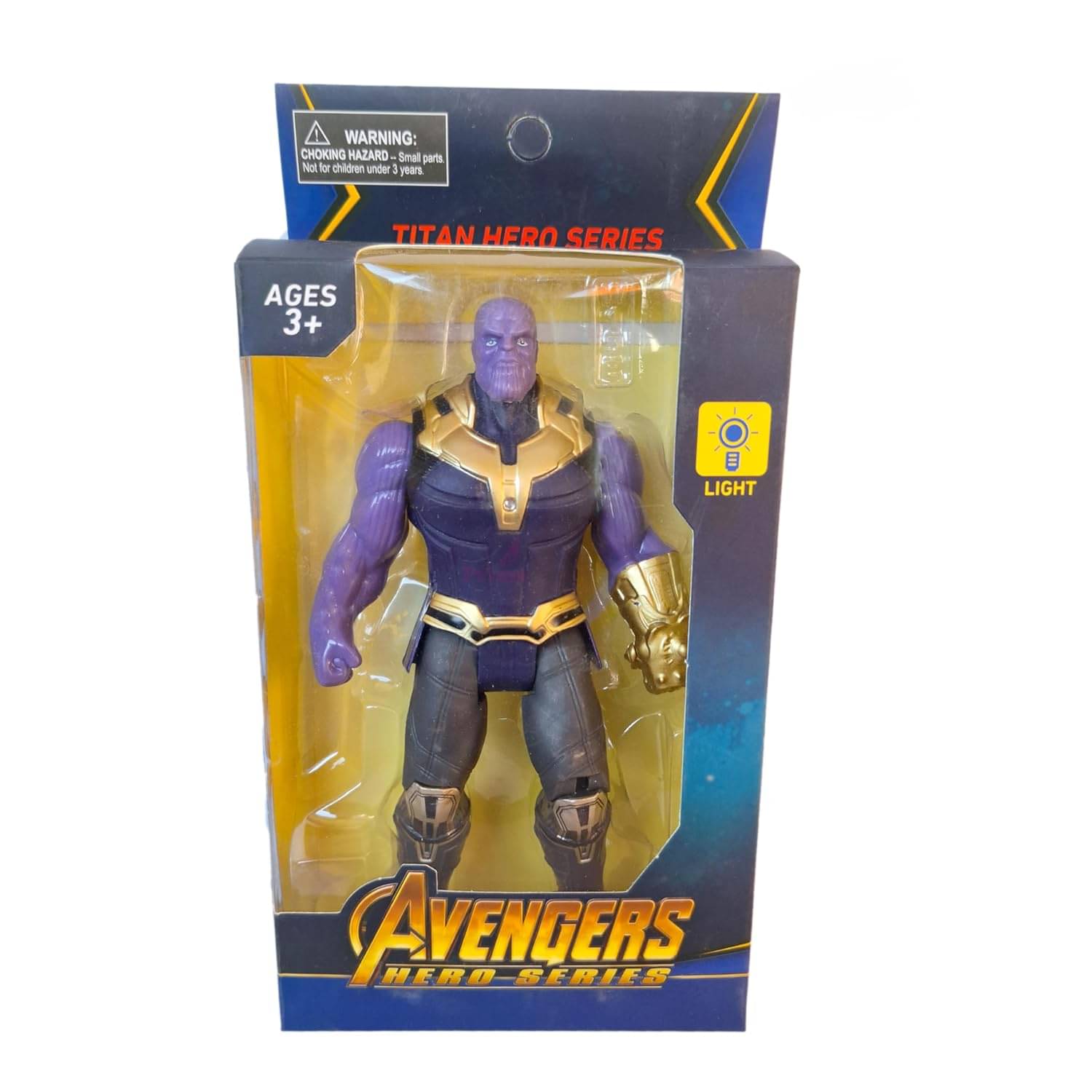     			Action Figures Set, 7-Inch Scale Super Hero Toys, Figures with Accessories, Ages 4 and Up Super Hero Toys, Toys for Boys and Girls (Thanos)