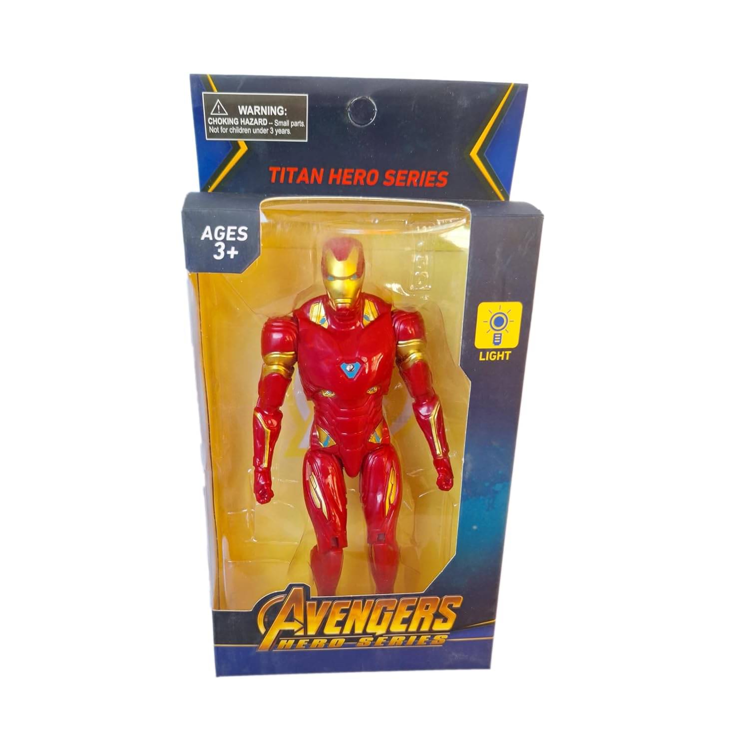     			Action Figures Set, 7-Inch Scale Super Hero Toys, Figures with Accessories, Ages 4 and Up Super Hero Toys, Toys for Boys and Girls (Iron-Man)