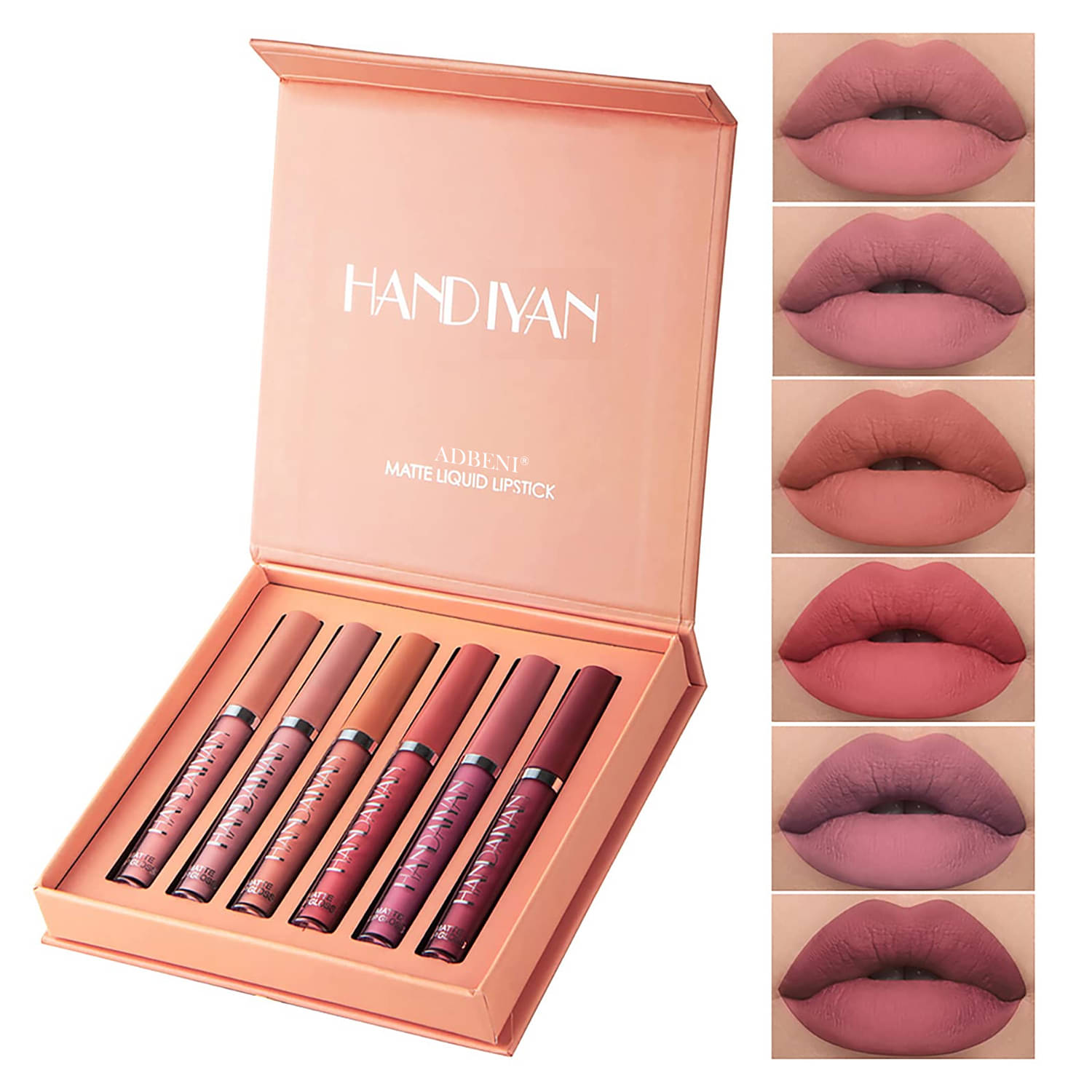     			Adbeni Multi Matte Long Lasting Liquid Lipstick ( Pack of 1 )