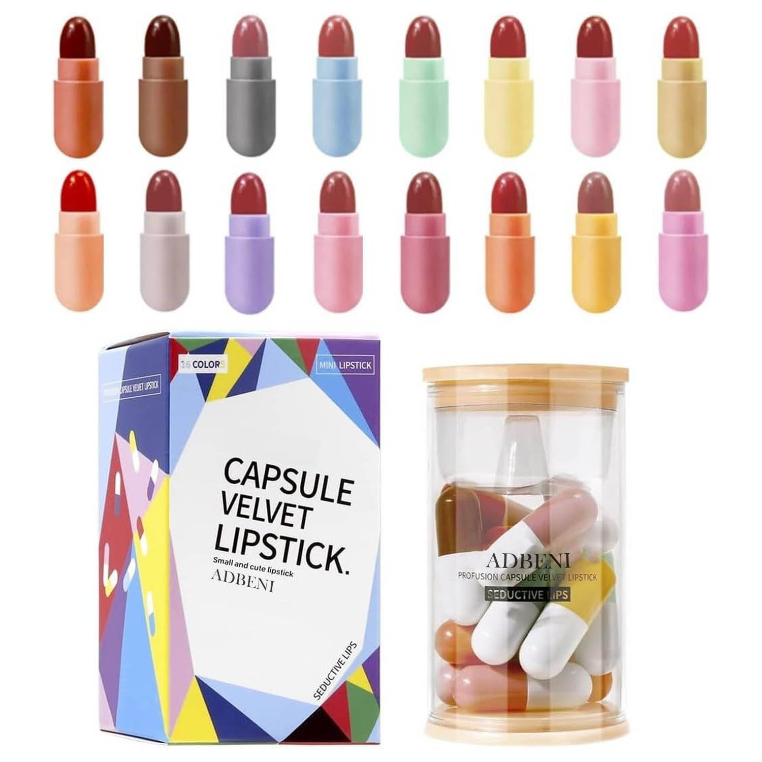     			Adbeni Multi Matte Long Lasting Tint Lipstick ( Pack of 1 )
