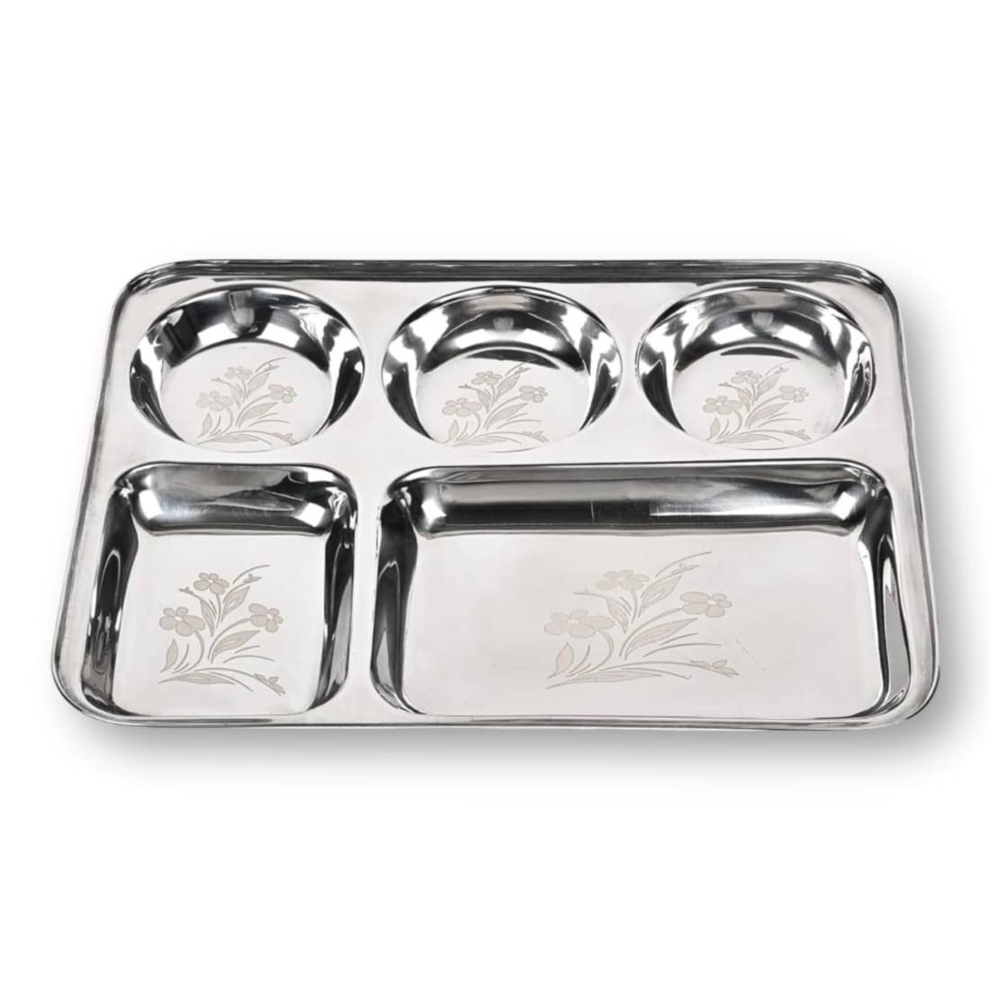     			Artha 1 Pcs Stainless Steel Silver Thali