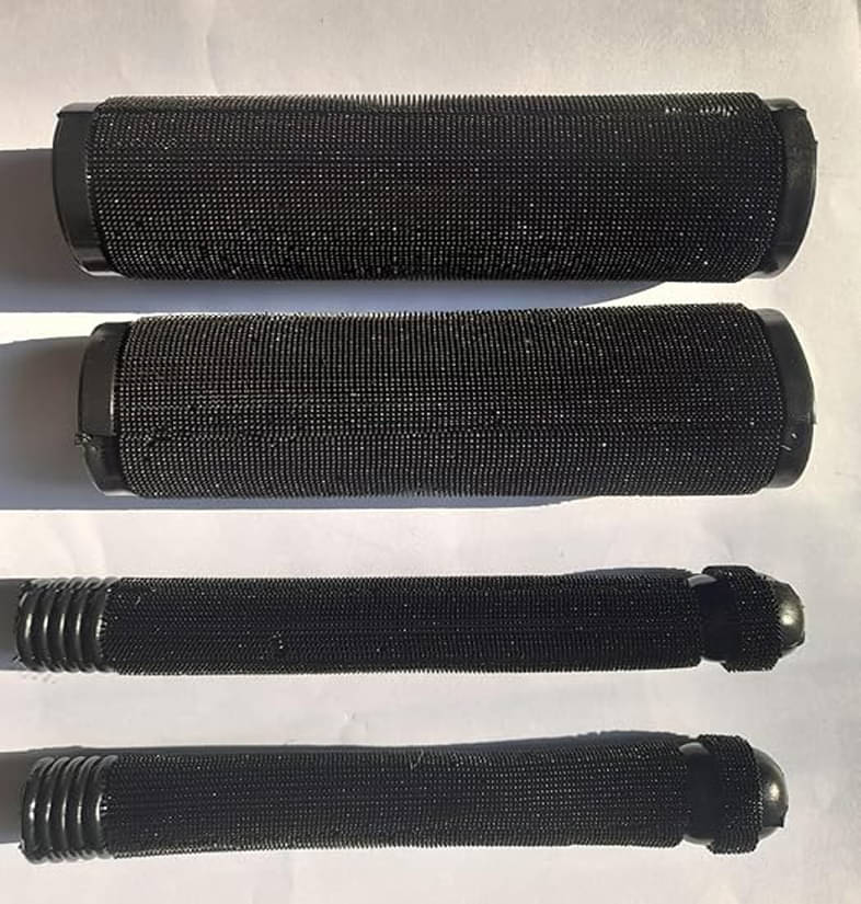     			Bike Handle Bar Grip Cover/Brake Clutch Lever Cover (Pack of 4 Pices) (Black)