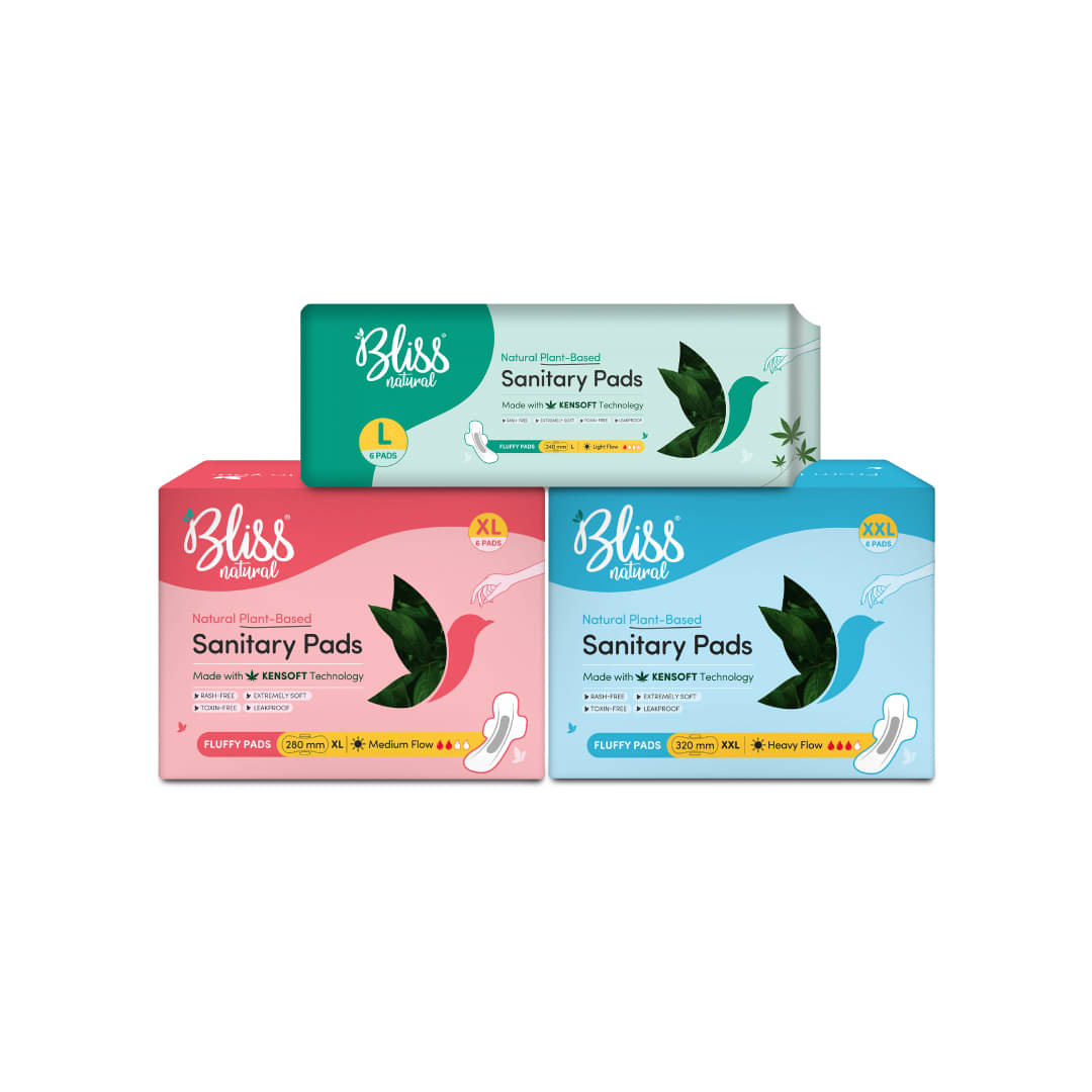 BLISSNATURAL Cottony Regular Maxi Regular Sanitary Pad BLISSNATURAL Cottony Regular Maxi Regular Sanitary Pad