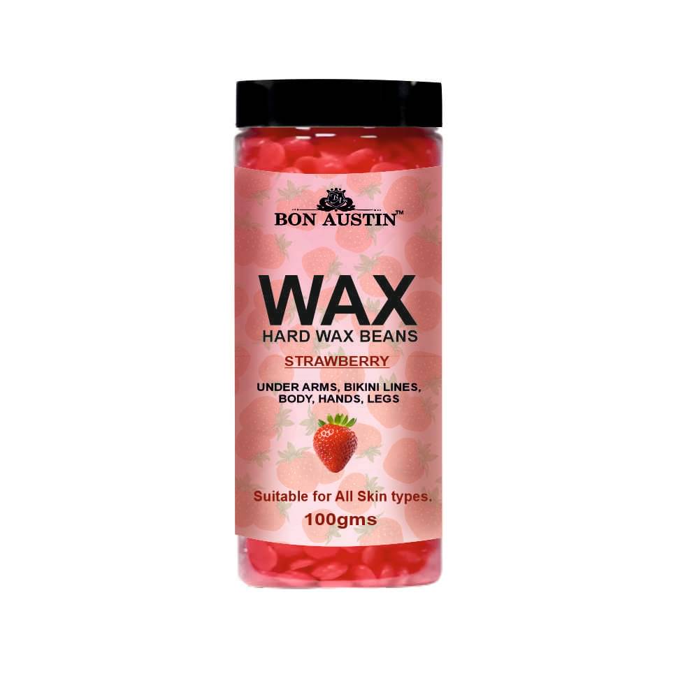Bon Austin Hard Wax Beans 100g Pack of 1 Waxing Kit 100 g Bon Austin Hard Wax Beans 100g Pack of 1 Waxing Kit 100 g