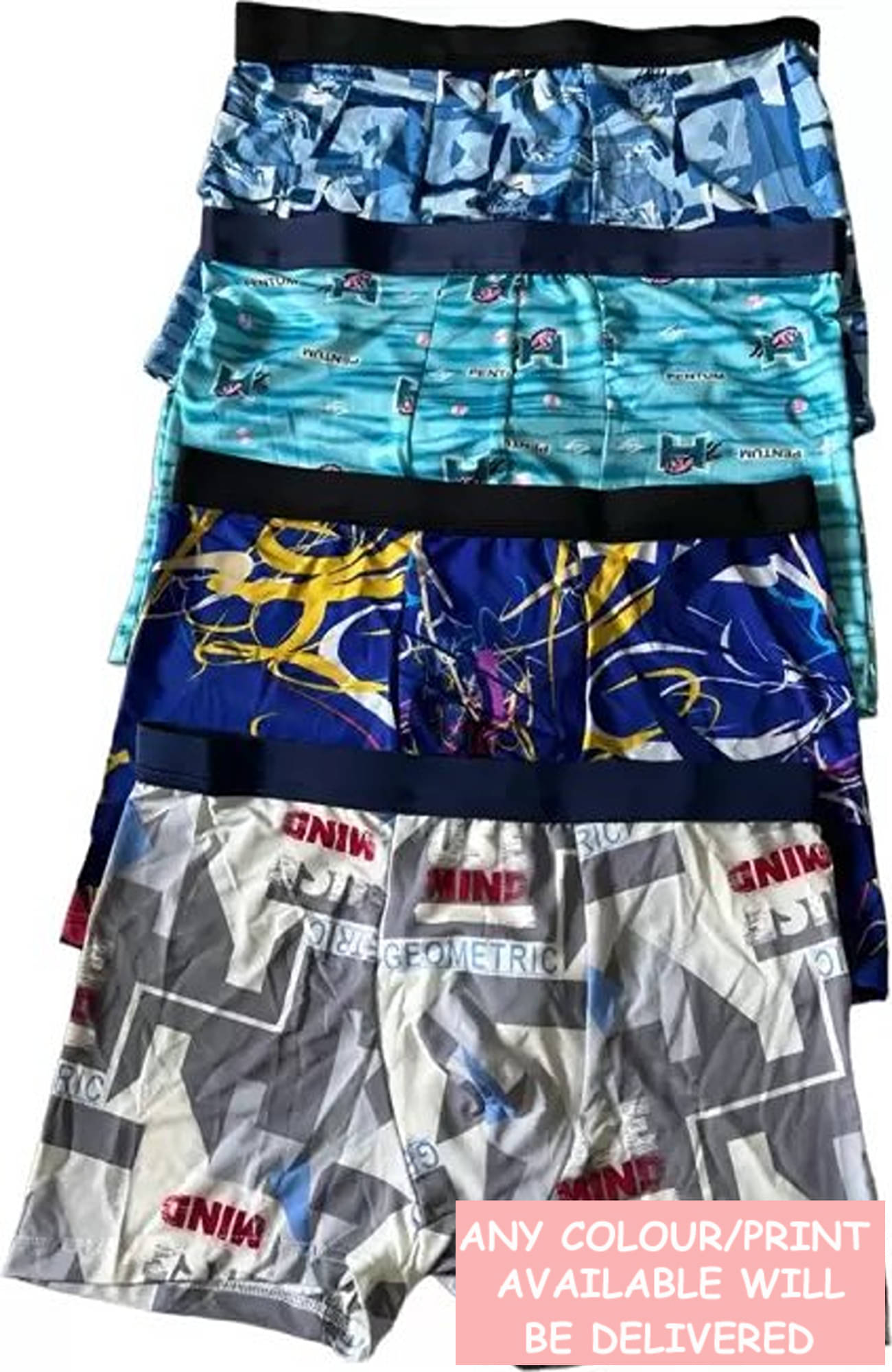 CAVENDRES Pack of 4 Cotton Blend Briefs For Men's ( Multicolor5 ) CAVENDRES Pack of 4 Cotton Blend Briefs For Men's ( Multicolor5 )