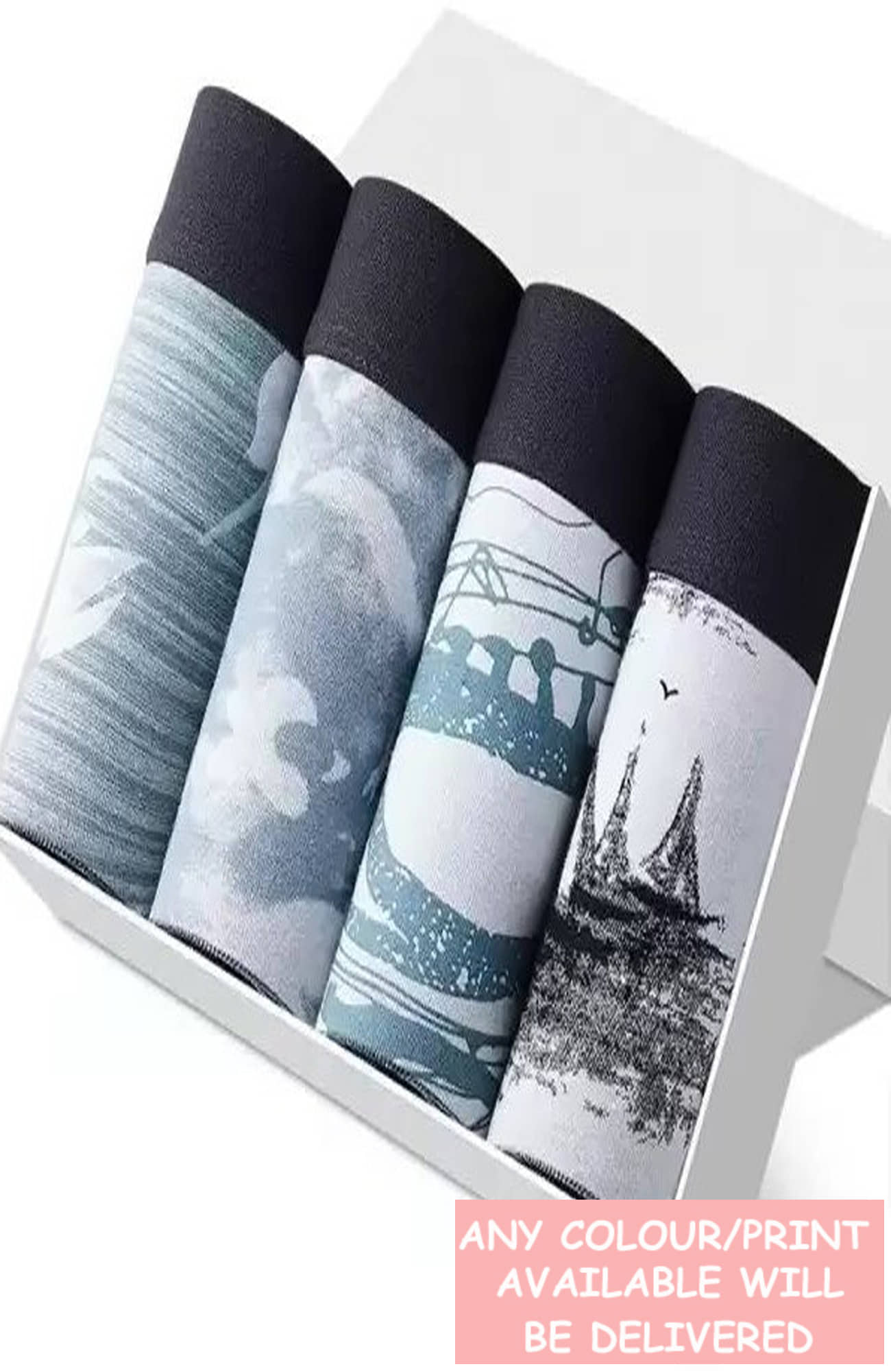 CAVENDRES Pack of 4 Cotton Blend Briefs For Men's ( Multicolor1 )