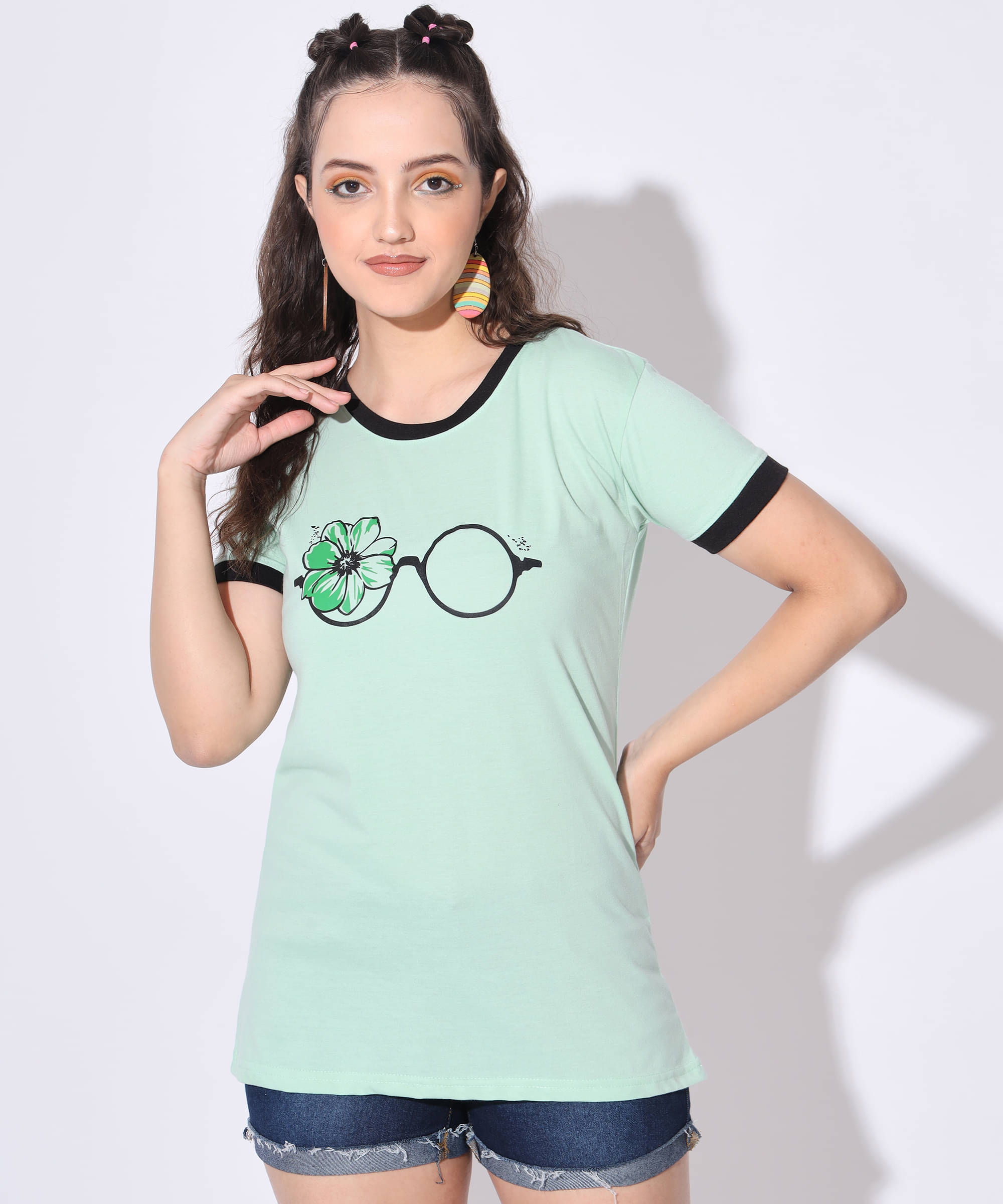     			Canblar Women's Cotton A-Line Top ( Multicolor )