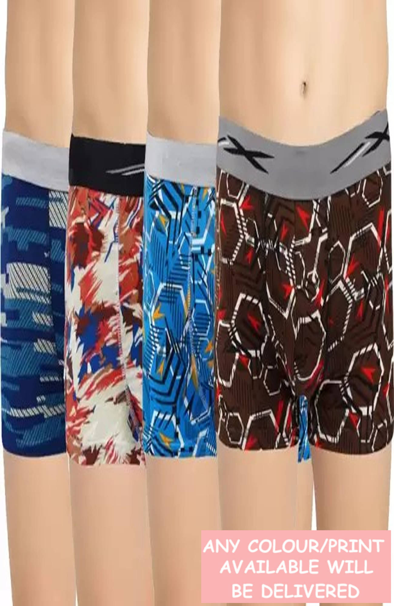     			Cavenders Pack of 4 Cotton Blend Briefs For Men's ( Multicolor3 )