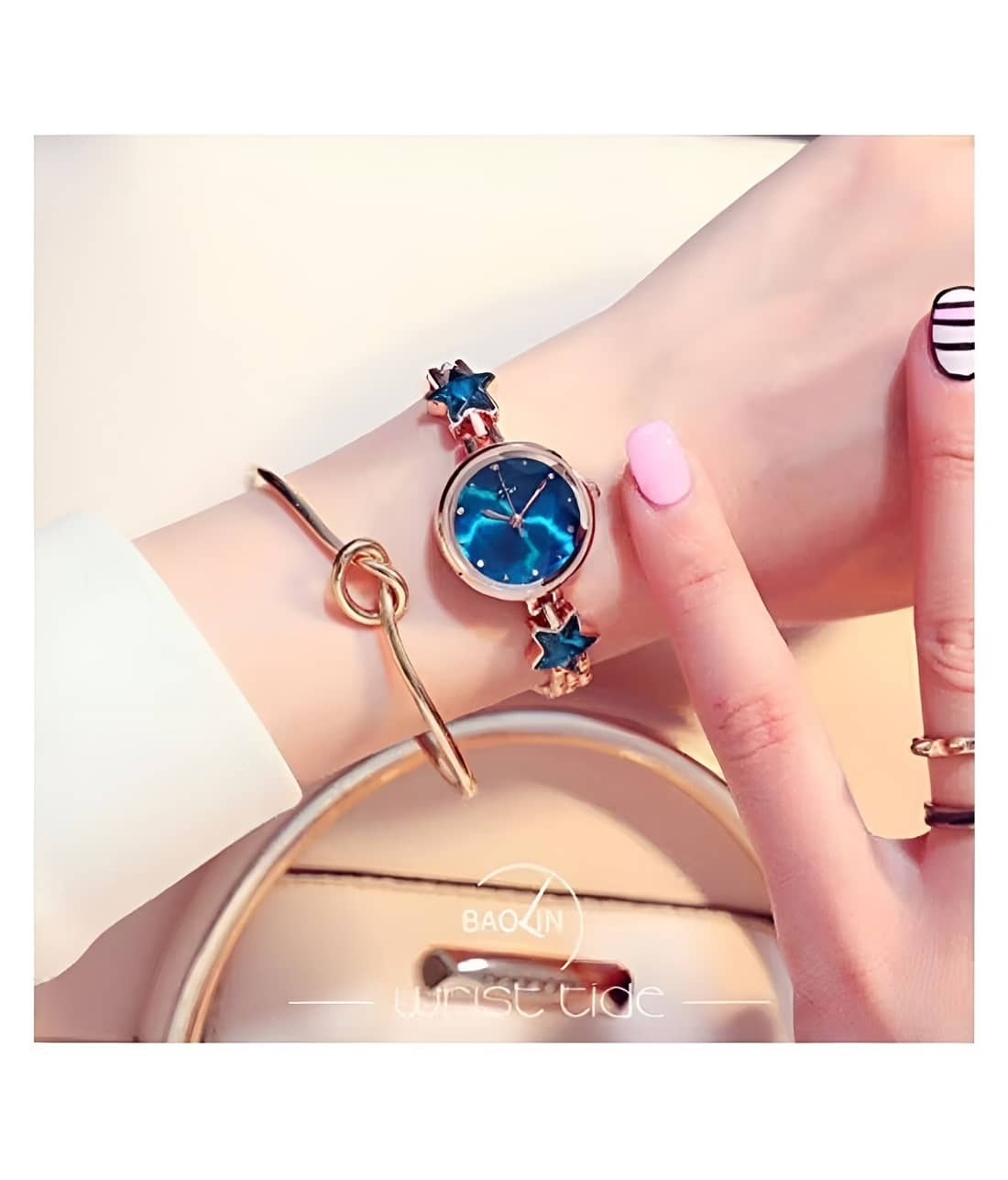 DECLASSE Rose Gold Metal Analog Womens Watch