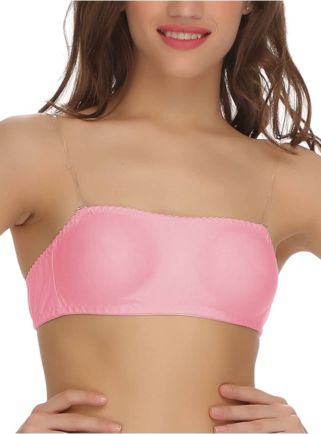 Designer Women Adjustable Fancy Transparent Silicone Bra Straps (Free Size) PACK OF 1 PAIR Designer Women Adjustable Fancy Transparent Silicone Bra Straps (Free Size) PACK OF 1 PAIR