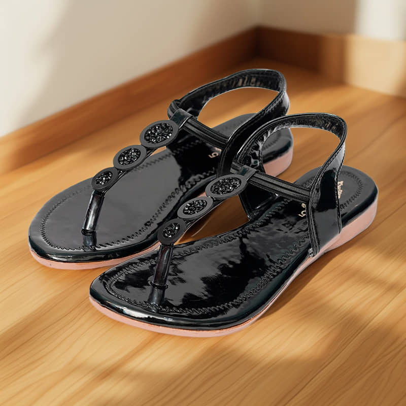 Dream Makers Black Women's Flats