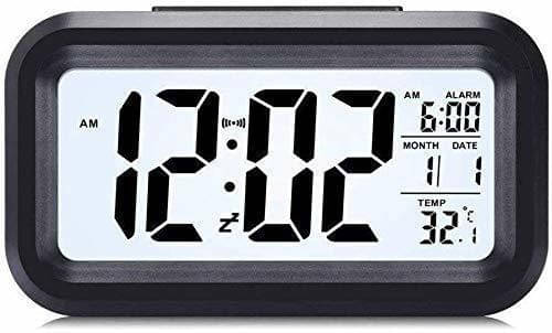     			FITAZA Digital Plastic Rectangular Table Clock - Pack of 1