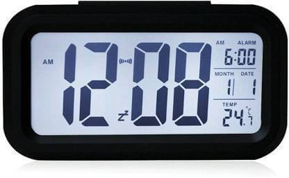     			FIVANIO Digital Plastic Rectangular Table Clock - Pack of 1