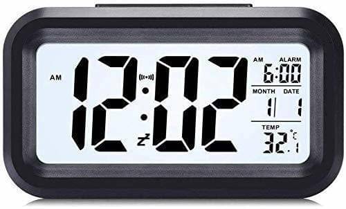     			FIVANIO Digital Plastic Rectangular Table Clock - Pack of 1