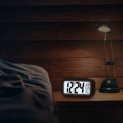     			FIVANIO Digital Plastic Rectangular Table Clock - Pack of 1