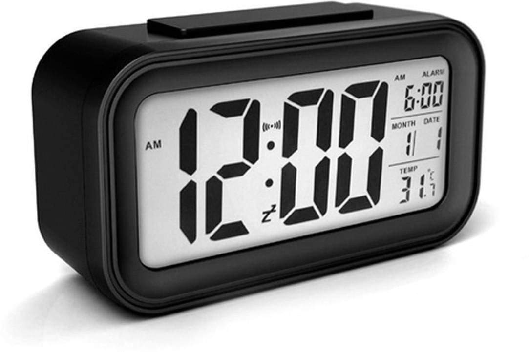     			FIVANIO Digital Plastic Rectangular Table Clock - Pack of 1