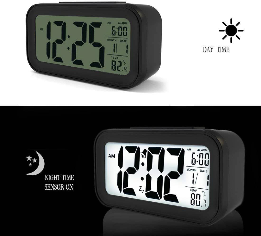    			FIVANIO Digital Plastic Rectangular Table Clock - Pack of 1