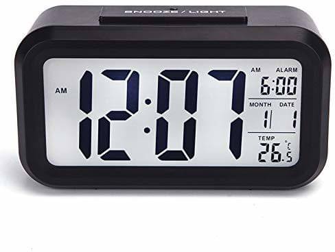     			FIVANIO Digital Plastic Rectangular Table Clock - Pack of 1