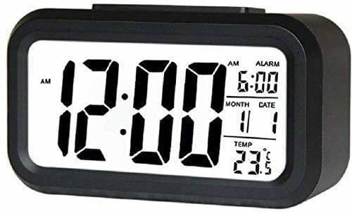     			FIVANIO Digital Plastic Rectangular Table Clock - Pack of 1
