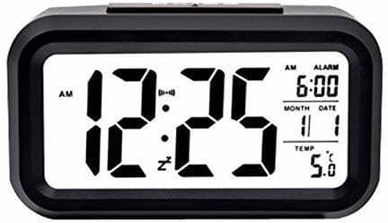    			FIVANIO Digital Plastic Rectangular Table Clock - Pack of 1